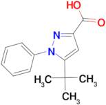 5-tert-butyl-1-phenyl-1H-pyrazole-3-carboxylic acid