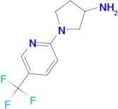 1-(5-(trifluoromethyl)pyridin-2-yl)pyrrolidin-3-amine