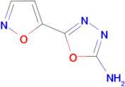 5-isoxazol-5-yl-1,3,4-oxadiazol-2-amine