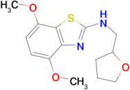 4,7-dimethoxy-N-(tetrahydrofuran-2-ylmethyl)-1,3-benzothiazol-2-amine