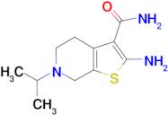 2-amino-6-isopropyl-4,5,6,7-tetrahydrothieno[2,3-c]pyridine-3-carboxamide