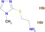 {2-[(4-methyl-4H-1,2,4-triazol-3-yl)thio]ethyl}amine dihydrobromide