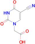 (5-cyano-2,4-dioxo-3,4-dihydropyrimidin-1(2H)-yl)acetic acid