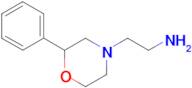[2-(2-phenylmorpholin-4-yl)ethyl]amine