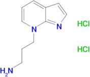 [3-(7H-pyrrolo[2,3-b]pyridin-7-yl)propyl]amine dihydrochloride