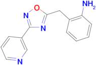 2-((3-(pyridin-3-yl)-1,2,4-oxadiazol-5-yl)methyl)aniline