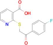 2-{[2-(4-Fluorophenyl)-2-oxoethyl]thio}nicotinic acid