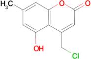 4-(Chloromethyl)-5-hydroxy-7-methyl-2H-chromen-2-one