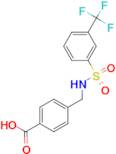 4-(((3-(trifluoromethyl)phenyl)sulfonamido)methyl)benzoic acid