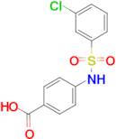 4-((3-chlorophenyl)sulfonamido)benzoic acid