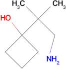 1-(1-amino-2-methylpropan-2-yl)cyclobutan-1-ol