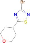 3-bromo-5-(tetrahydro-2H-pyran-4-yl)-1,2,4-thiadiazole