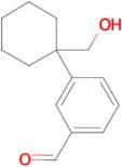 3-(1-(hydroxymethyl)cyclohexyl)benzaldehyde