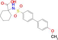 1-((4'-methoxy-[1,1'-biphenyl])-4-sulfonamido)cyclohexane-1-carboxylic acid