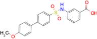 3-((4'-methoxy-[1,1'-biphenyl])-4-sulfonamido)benzoic acid