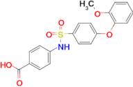 4-((4-(2-methoxyphenoxy)phenyl)sulfonamido)benzoic acid