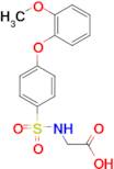 ((4-(2-methoxyphenoxy)phenyl)sulfonyl)glycine