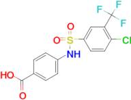 4-((4-chloro-3-(trifluoromethyl)phenyl)sulfonamido)benzoic acid