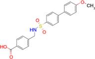 4-(((4'-methoxy-[1,1'-biphenyl])-4-sulfonamido)methyl)benzoic acid