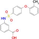 3-((4-(o-tolyloxy)phenyl)sulfonamido)benzoic acid