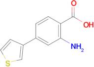 2-amino-4-(thiophen-3-yl)benzoic acid