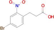 3-(4-bromo-2-nitrophenyl)propanoic acid