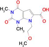 7-(2-methoxyethyl)-1,3-dimethyl-2,4-dioxo-2,3,4,7-tetrahydro-1H-pyrrolo[2,3-d]pyrimidine-6-carboxy…
