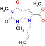 methyl 7-butyl-1,3-dimethyl-2,4-dioxo-2,3,4,7-tetrahydro-1H-pyrrolo[2,3-d]pyrimidine-6-carboxylate