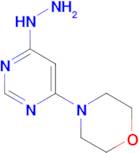 4-(6-hydrazinylpyrimidin-4-yl)morpholine