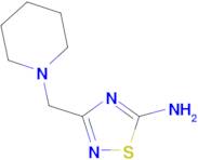 3-(piperidin-1-ylmethyl)-1,2,4-thiadiazol-5-amine