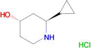 rac-(2S,4S)-2-cyclopropyl-4-piperidinol hydrochloride