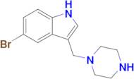 5-BROMO-3-(PIPERAZIN-1-YLMETHYL)-1H-INDOLE