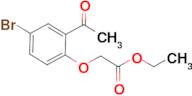 ETHYL 2-(2-ACETYL-4-BROMOPHENOXY)ACETATE