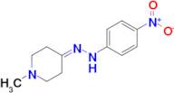 1-METHYL-4-(2-(4-NITROPHENYL)HYDRAZONO)PIPERIDINE