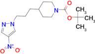 TERT-BUTYL 4-(3-(4-NITRO-1H-PYRAZOL-1-YL)PROPYL)PIPERIDINE-1-CARBOXYLATE