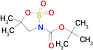 TERT-BUTYL 5,5-DIMETHYL-1,2,3-OXATHIAZOLIDINE-3-CARBOXYLATE 2,2-DIOXIDE