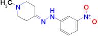 1-METHYL-4-(2-(3-NITROPHENYL)HYDRAZONO)PIPERIDINE