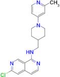 6-CHLORO-N-((1-(2-METHYLPYRIDIN-4-YL)PIPERIDIN-4-YL)METHYL)-2,7-NAPHTHYRIDIN-1-AMINE