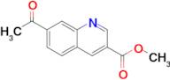 METHYL 7-ACETYLQUINOLINE-3-CARBOXYLATE