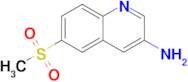 6-(METHYLSULFONYL)QUINOLIN-3-AMINE