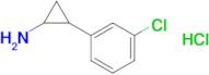 2-(3-CHLOROPHENYL) CYCLOPROPANAMINE HCL