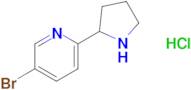 5-BROMO-2-(PYRROLIDIN-2-YL)PYRIDINE HCL