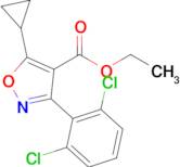 ETHYL 3-(2,6-DICHLOROPHENYL)-5-CYCLOPROPYLISOXAZOLE-4-CARBOXYLATE