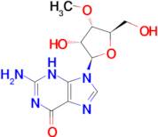 2-AMINO-9-[(2R,3R,4S,5R)-3-HYDROXY-5-(HYDROXYMETHYL)-4-METHOXYOXOLAN-2-YL]-3H-PURIN-6-ONE