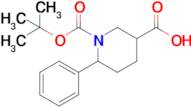 1-{[(2-METHYL-2-PROPANYL)OXY]CARBONYL-6-PHENYL-3-PIPERIDINECARBOXYLIC ACID