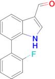1H-INDOLE-3-CARBOXALDEHYDE, 7-(2-FLUOROPHENYL)-