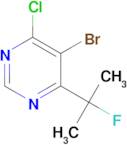 5-BROMO-4-CHLORO-6-(2-FLUOROPROPAN-2-YL)PYRIMIDINE