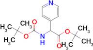 TERT-BUTYL 2-((TERT-BUTOXYCARBONYL)AMINO)-2-(PYRIDIN-4-YL)ACETATE