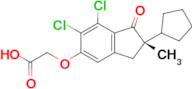 (S)-2-((6,7-DICHLORO-2-CYCLOPENTYL-2-METHYL-1-OXO-2,3-DIHYDRO-1H-INDEN-5-YL)OXY)ACETIC ACID