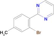 2-(2-BROMO-4-METHYLPHENYL)PYRIMIDINE